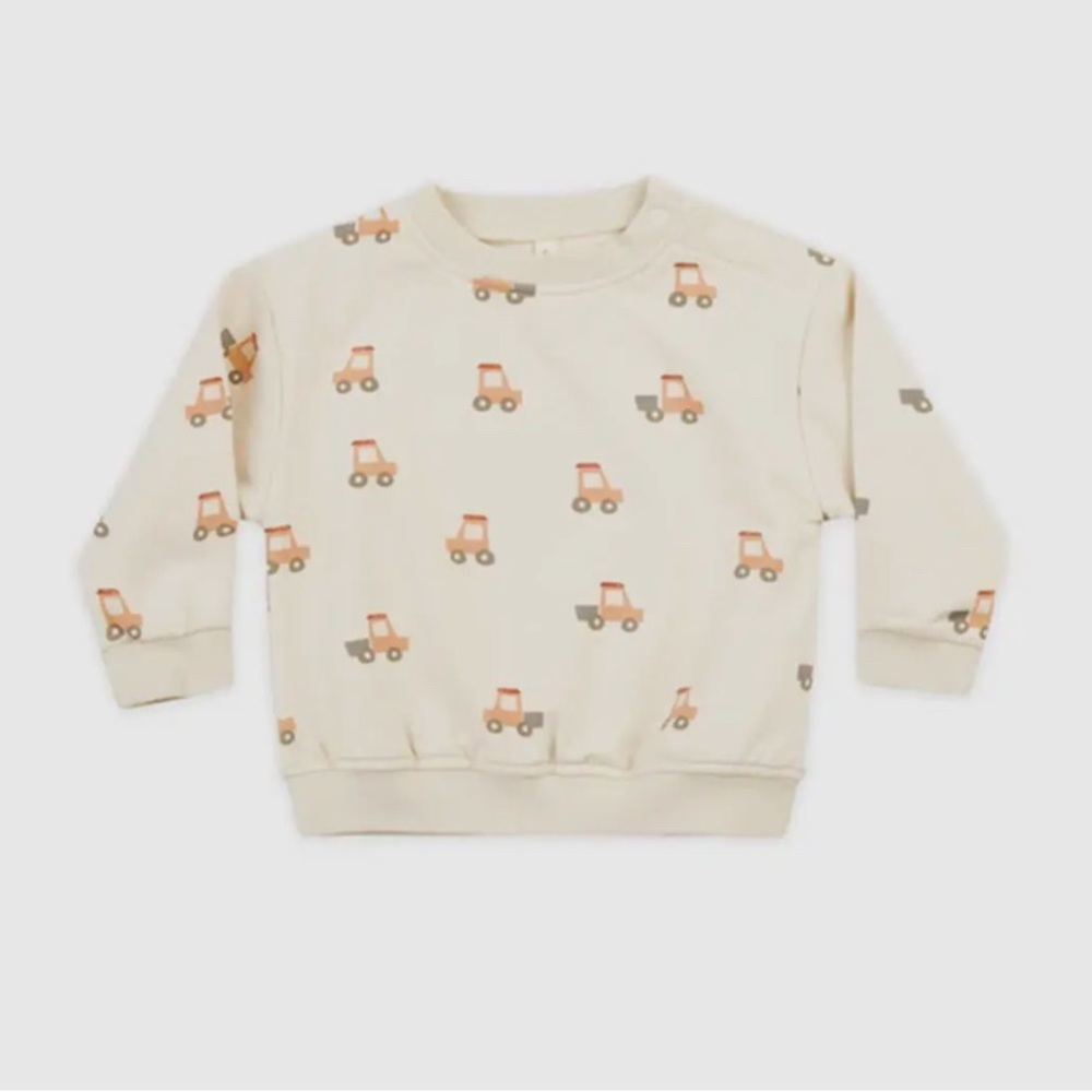 Quincy Mae Tractors Sweatshirt, Size 0-3 Months